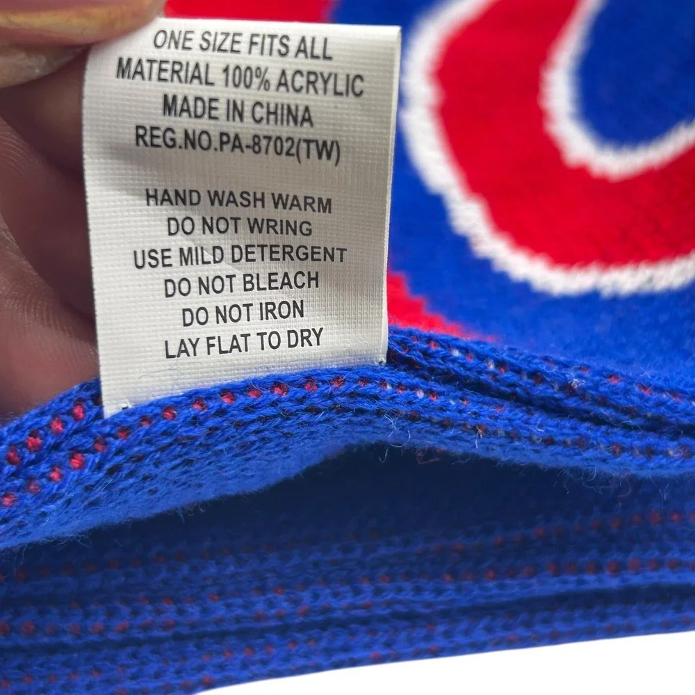 NEW Chicago Cubs Scarf Forever Collectibles MLB Baseball Team‎ Knit Winter